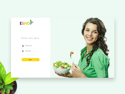 Login Page Design design eshop interface login register sign in ui ux web