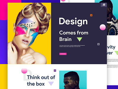 Design is Best Way to Telling Your Story bubble color creative gmail google madhu mia new trend template typography ui ux