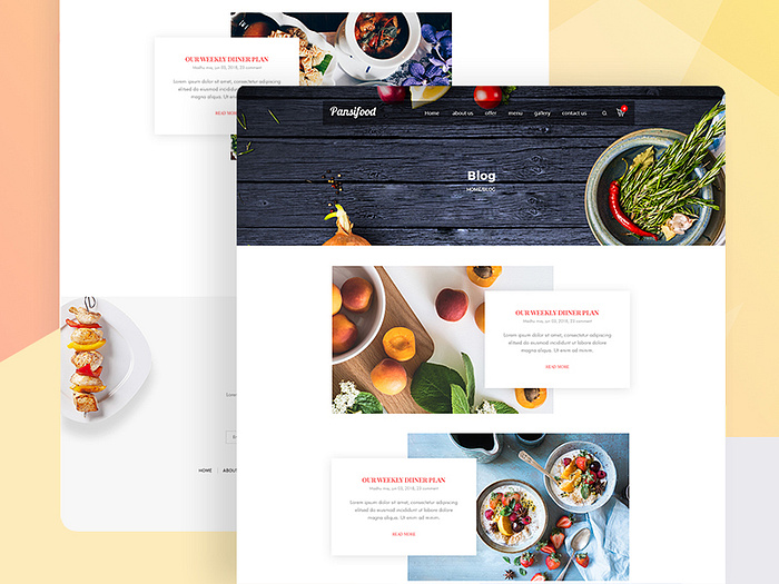 Blog Page UI by Madhu Mia on Dribbble