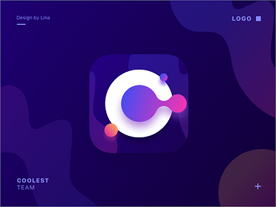 COOLEST logo2.0 blue brand c coolest dark font geometry gif icon logo purple simple