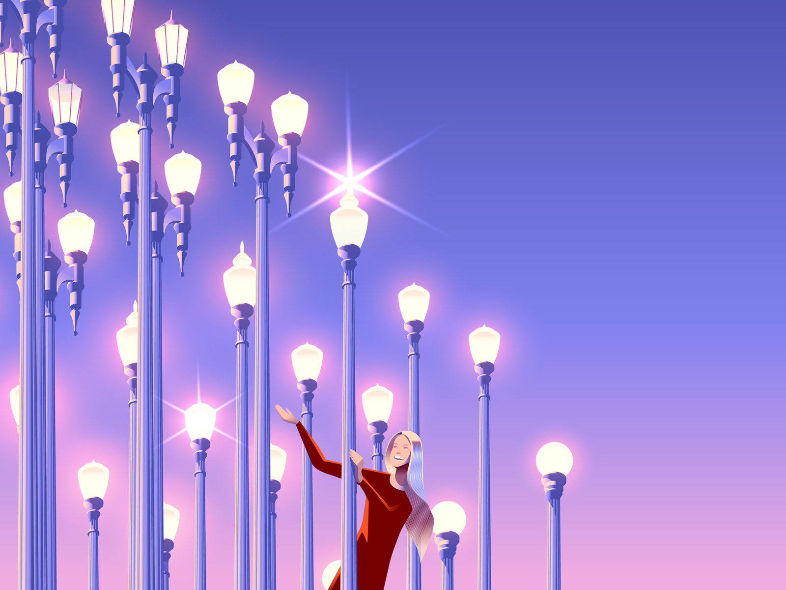 Urban Lights Condé Nast Traveler x MGM Resorts by Andrew Nye on Dribbble