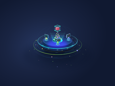 Open platform illustration illustration ui