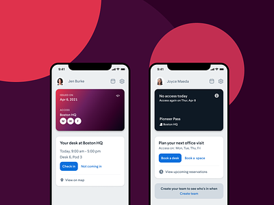 Pass Screens android card ui feed figma figma design ios mobile pass reservation ui ux