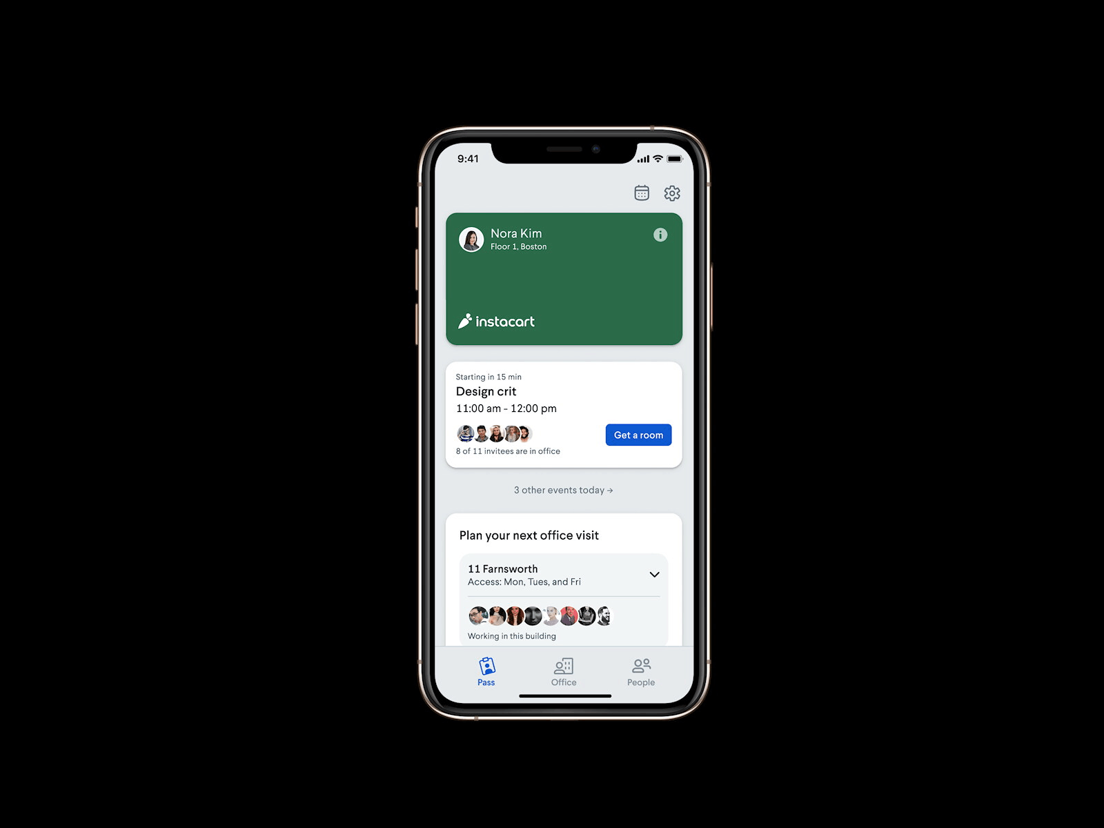 Check-in Boop figma mobile mobile ux ui