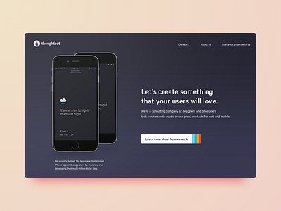 landing page concept