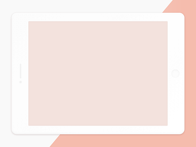 Rosé Papi ipad marketing marketing site mockup robin template