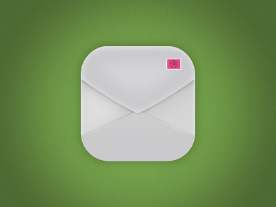 Dribbble Mail Icon icon invite ios mail thank you