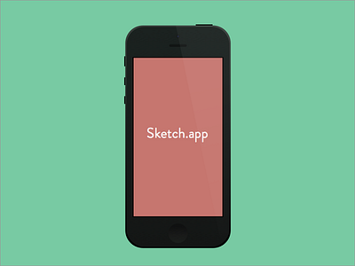 Sketched Minimus david elgena download iphone template minimal minimus mockup resource sketch sketch app template vector