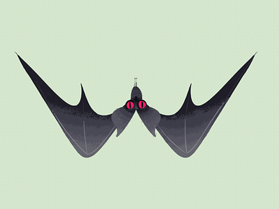 W animal bat font happy illustration mexico photoshop sticker vampire w western