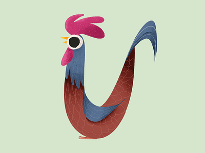 U animal character farm font hair illustration mexico oaxaca photoshop rooster sticker