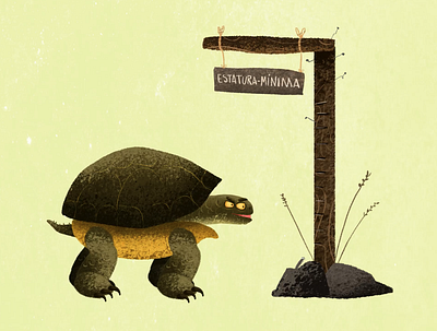 Sometimes we stop to do things cause stupid things. characterdesign mexico tortoise turtle