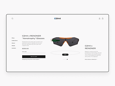 E-commerce Product Page clean design ecommerce fashion grid interface layout minimal typography ui ux web