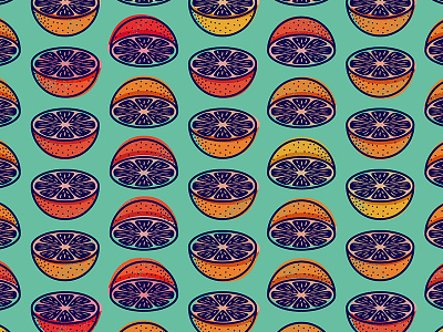 Oranges citrus fruit illustration orange oranges pattern