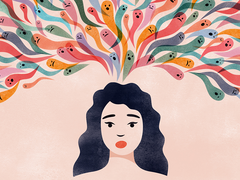 Anxiety by Gillian Levine on Dribbble