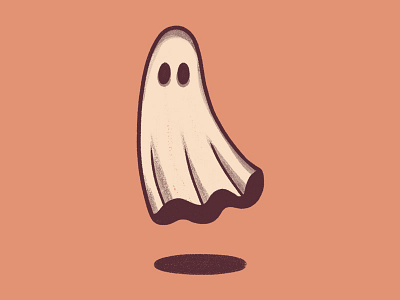 Ghosty cute fall ghost halloween illustration october spooky