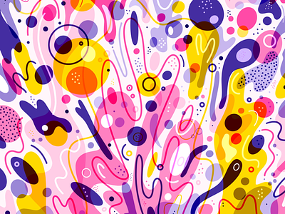 Splatter abstract blob blobs color design nature pattern