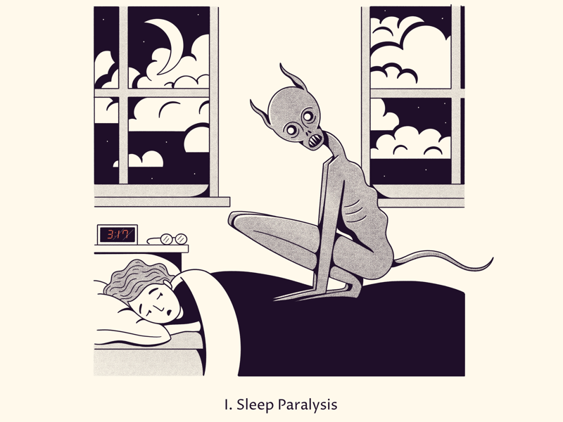 Sleep Paralysis by Gillian Levine on Dribbble