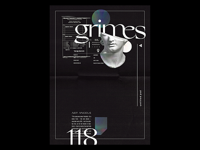 Type Poster - GRIMES