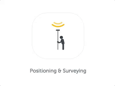 Animated Icon - Positioning & Surveying