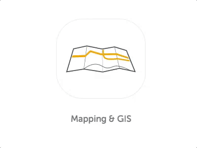 Animated Icon - Mapping & GIS animation gis icon mapping topographic ui user website
