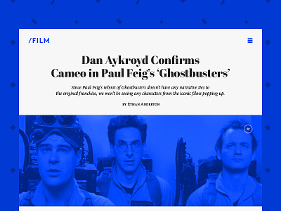Blog Post blog film ghostbusters layout post slashfilm website