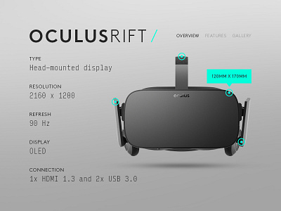 Technical Specifications oculus product specification specs technical