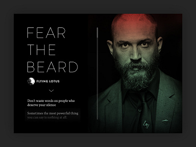 About Card about beard bio card flying lotus info tom hardy ui