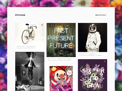 Daily Inspiration ffffound flat found grid interface redesign stark ui web