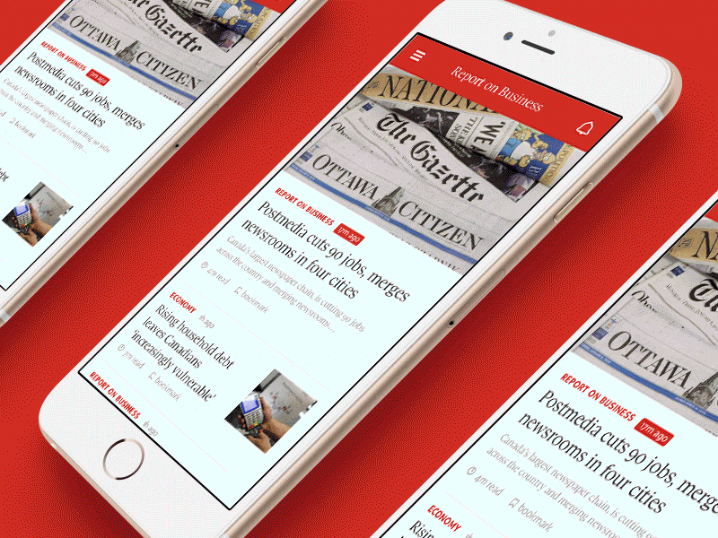 The Globe and Mail mobile product canadian globe app news editorial ios