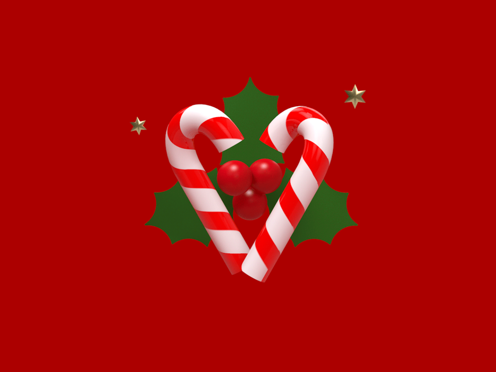 Candy Crush 3d 3d animation c4d candy cane card christmas gift holiday mistletoe revolut xmas