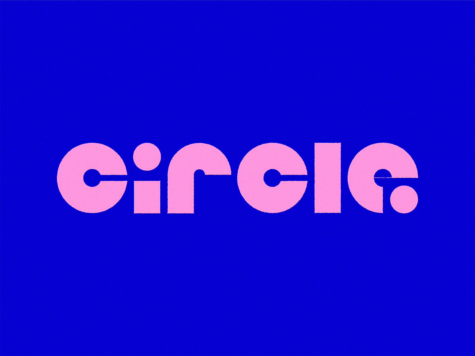 [Weekly warm-up] Circle in circles blue circle circle logo design geometric gif square type typography weekly challenge weekly warm up