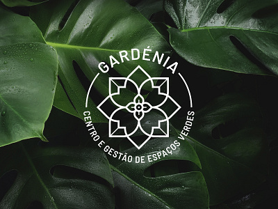 Gardénia - Gardening services branding design garden gardenia gardening gardens icon illustration logo logodesign tiles vector