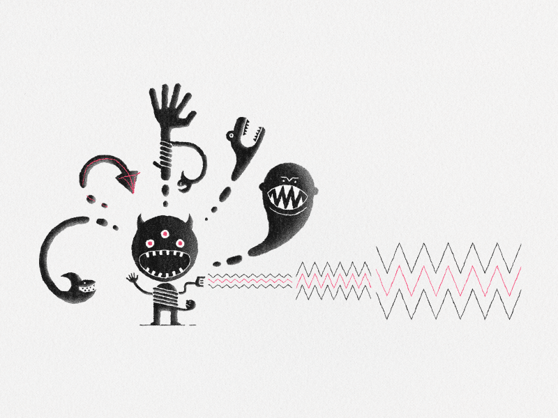 Monster Project 2016 animation gif illustration monster