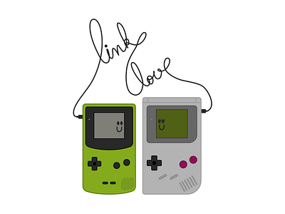 Love cute cute illustration digital art digital illustration gameboy happiness happy illustration kawaii love valentines valentines day