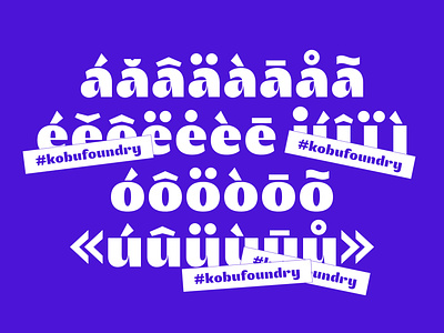 Diacritics from Akuto Display akutodisplay font font awesome kobufoundry type type art typedesign typeface typeface design typography webfont