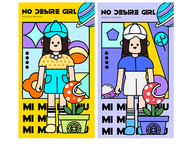 No Desire Girl （MiMiu）4 character design no desire girl （mimiu）4