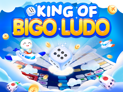 King of BIGO Ludo branding c4d design game h5 hello illustration logo practice ui web