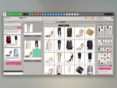 CRM - Custom Stylist Live Chat Dashboard