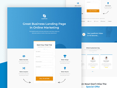 Pointree - Landing Page clean colorful envato graphics html landing page modern themeforest ui design ui development web webdesign website