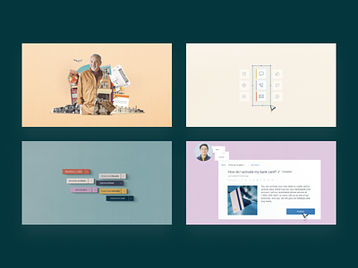 Zendesk Service Solution Video animation branding collage design illustration product design ui video