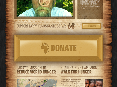 Walk With Larry design fund over raising the top website