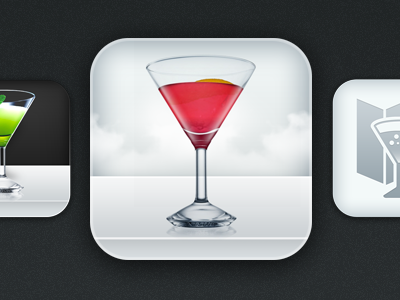 Drinks app icon design drinks icon ios