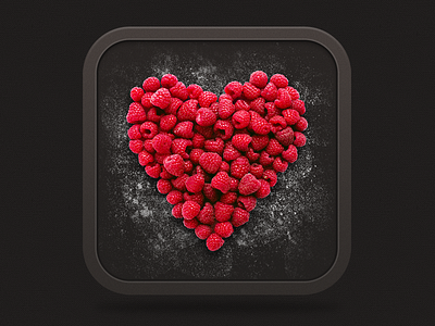 Healthy Desserts - App Icon app icon apps gui icon ios retina ui