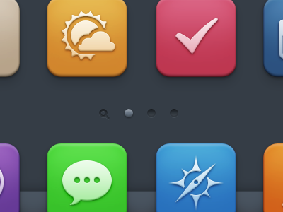 Simple Icons Preview (WIP) app design dropbox flat icons ios matte simple