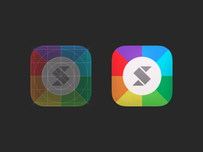 Skala View iOS 7 Icon [Rebound] app flat grid icon ios 7 rebound skala