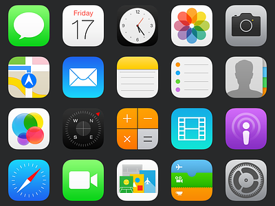 iOS 7 Addendum Icons icons ios ios 7