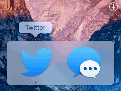 Yosemite Twitter Icon blue dock gif icon os x replacement twitter yosemite