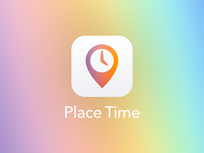 Place Time Icon app clock icon ios pin place time timezones