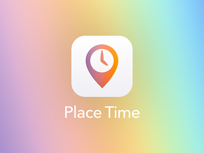 Place Time Icon app clock icon ios pin place time timezones