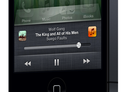 iOS Switcher Project - iPhone icon ios iphone iphone 5 linen music playback switcher tweak
